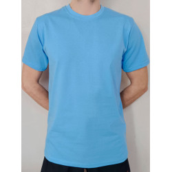 Футболка чоловіча блакитна