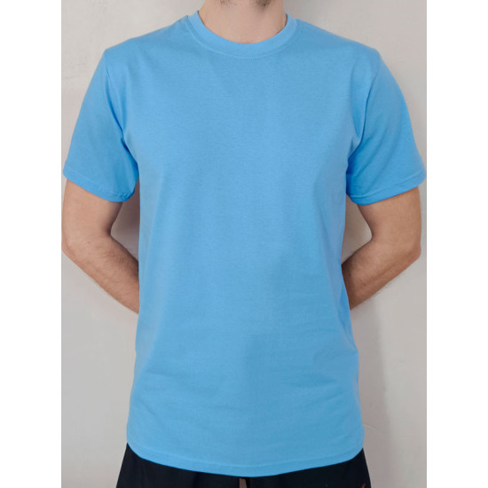 Футболка чоловіча блакитна