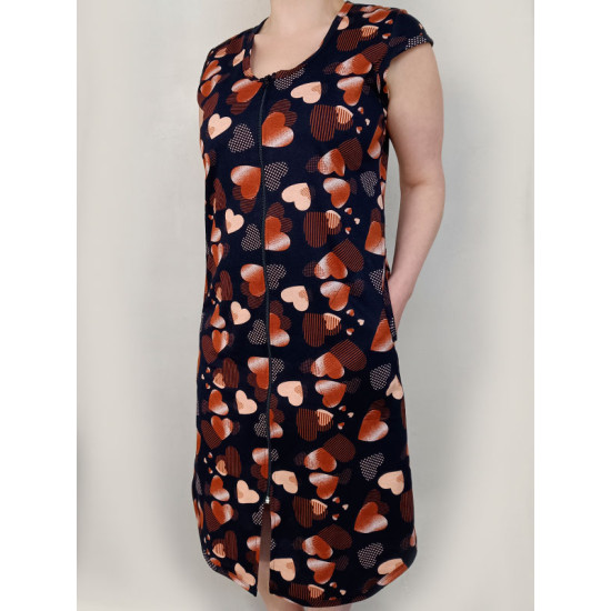 Халат жіночий на блискавці