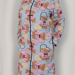 Халат з капюшоном жіночий