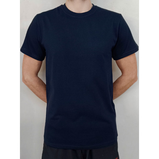 Футболка темно-синя