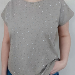 Футболка однотонна жіноча  з малюнком