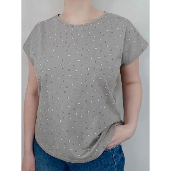 Футболка однотонна жіноча  з малюнком