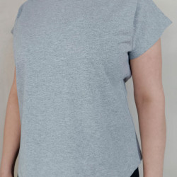 Футболка сірий меланж
