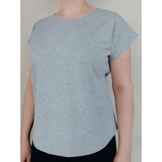 Футболка сірий меланж