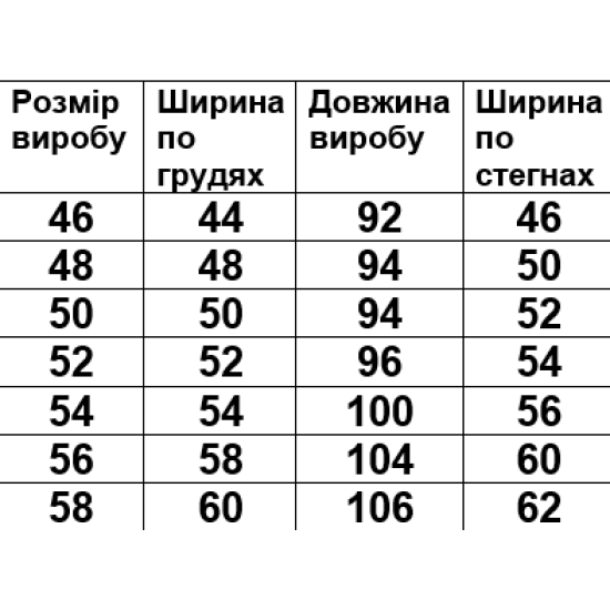 Туніка однотонна з накатом