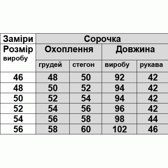 Сорочка Амур начіс