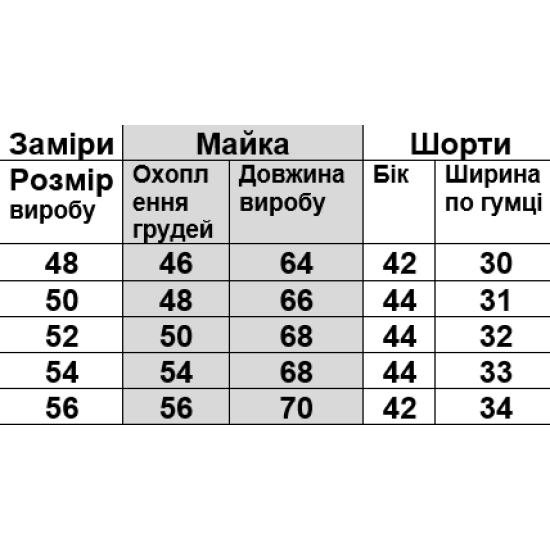 Комплект із шортами Яна