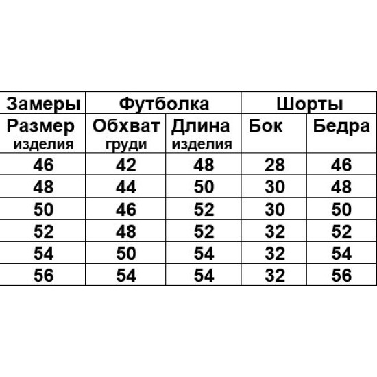 Комплект жіночий з шортами