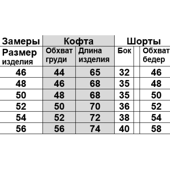 Комплект із шортами Неля