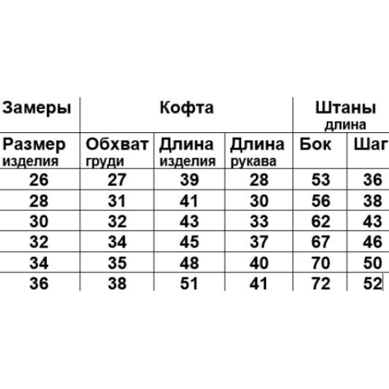 Піжама на дівчинку начісна