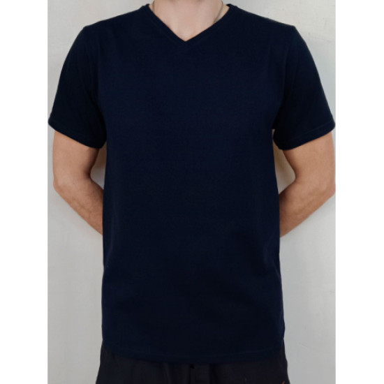 Футболка темно-синя